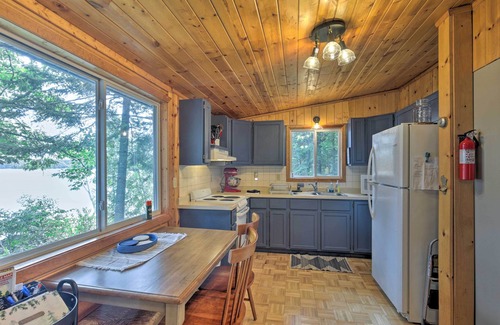 Hayward Cabin | Lakefront Family Escape w/Views, Dock, & Kayaks!