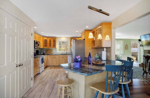 East Falmouth House | Lakefront Family Home Near Beach with Fire Pit