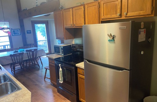 Wild Rose House | Lakefront home-large beach & yard, clean water-RELAX & build memories- sleeps 12