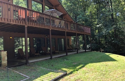 Bumpass House | Lakefront home w/secluded cove, deep water dock, plenty of space