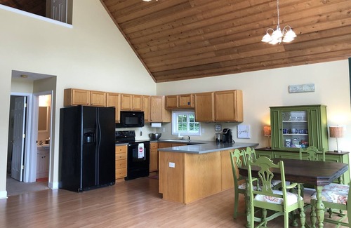 Eatonton House | Lakefront Home w/ Sunset Views, 2 Living Areas, Private Dock & Yard
