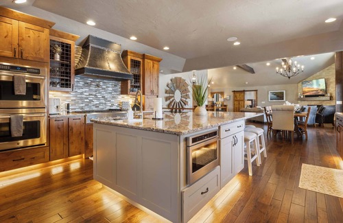 Sunrise Beach House | Lakefront Home with Private Pool and Dock! Close to the Cave with Huge Views!
