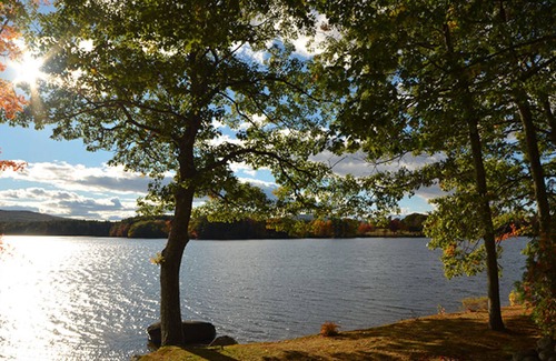 Camden Cottage | Lakefront home with dock, lake-view porch & fireplace - close to downtown Camden