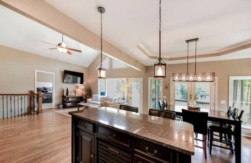Waleska House | Lakefront Home with Hot Tub, Home Theater, Fire Pit and Lake Access