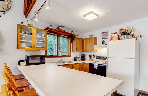 Barton House | Lakefront home with private dock, deck, grill, & great view