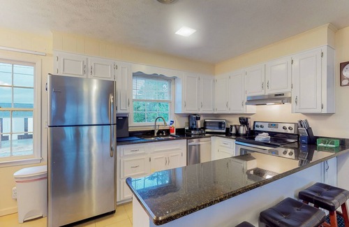 Leesville House | Lakefront home with WiFi, game room, dock, & firepit - dog-friendly