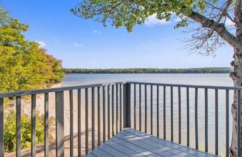 Bridgton House | Lakefront House with Private Sandy Beach