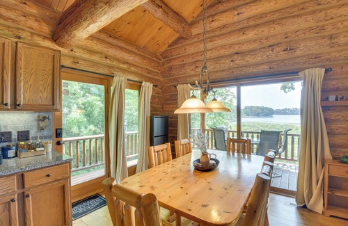 Jones Cabin | Lakefront Jones Cabin w/Private Dock & Game Room!