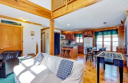 Kokadjo House | Lakefront Lodge on the Water with Dock, Deck, Patio & Foosball - Two Dogs OK