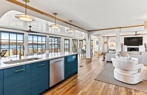 Mayhew House | Lakefront Luxury Newly Renovated-Firepit, HotTub, Featured in Southern Living