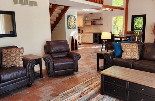 Cartwright Cove House | Lakefront pet-friendly home/private dock with boat slip and two place PWC lift.