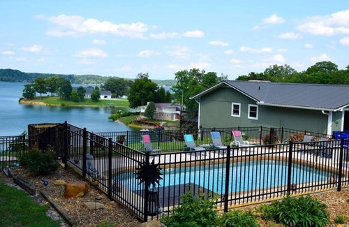 Dandridge Cabin | Lakefront Private Pool Dock