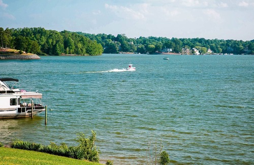 Steele Creek Cabin | Lakefront Property Two Bedroom Cabin #37 at Long Cove Resort by Redawning