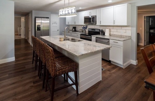 Wolf Creek House | Lakefront property with boat dock and boat rental available, Kayaks included
