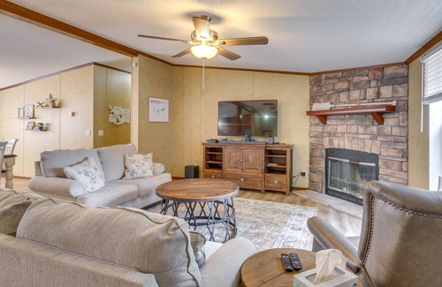 Newberry Shores House | Lakefront Prosperity Paradise: Private Dock & Pool