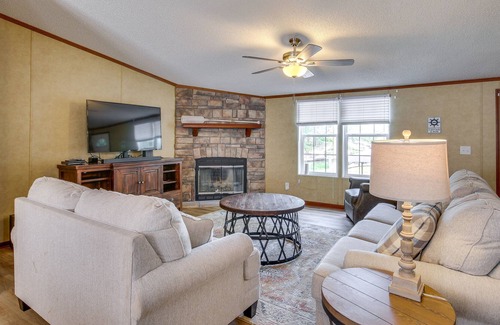 Newberry Shores House | Lakefront Prosperity Paradise: Private Dock & Pool
