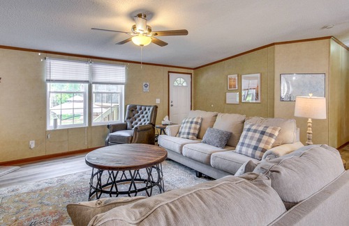 Newberry Shores House | Lakefront Prosperity Paradise: Private Dock & Pool