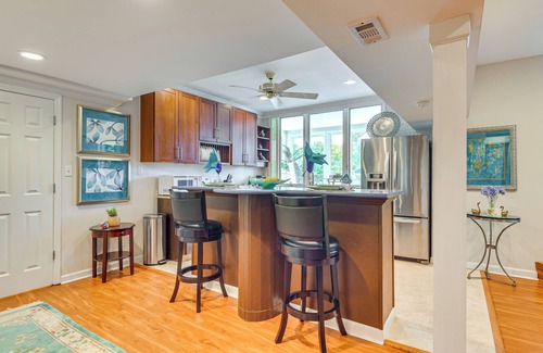 Columbia Apartment | Lakefront Retreat w/Sunroom & Patio!