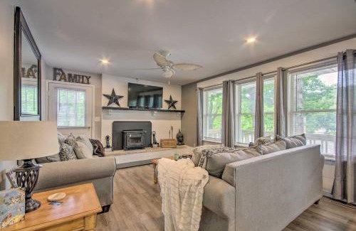 Rocky Mount House | Lakefront Rocky Mount Escape with Dock and Grill!