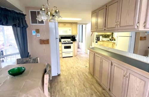 North Sebago Cottage | Lakefront Sebago cottage with dock, pet friendly