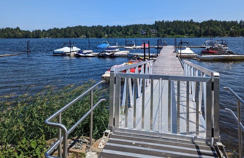 Shawnigan Lake Apartment | Lakefront - Steps Away From Sandy Beach!