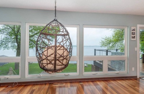 Waconia House | Lakefront Waconia -Sleeps 9, 4 bedrooms, 2 bath, dock, 2 fireplaces, pets ok,