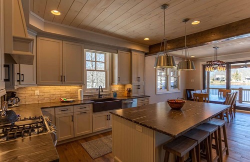 Blowing Rock Cabin | Lakeshore Retreat- new construction in Sweetgrass, right on the lake