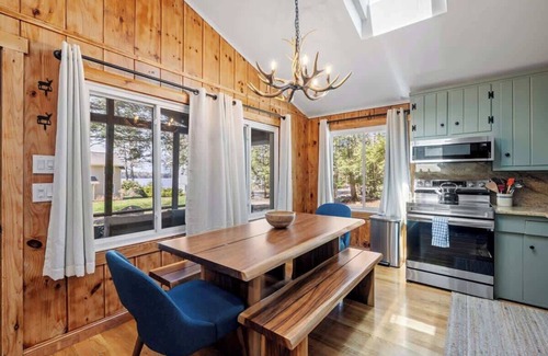 Moultonborough House | Lakeside 3BR Retreat with Dock, Hot Tub - Sleeps 6