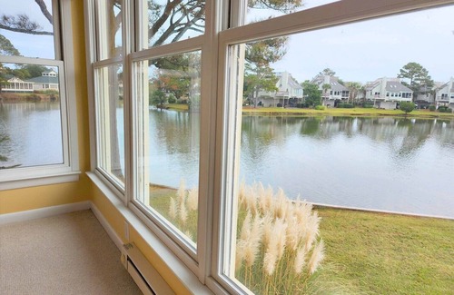 Litchfield by the Sea Condo | Lakeside 58A- Lakefront, Pool, Clubhouse and Tennis Courts, Walking Paths