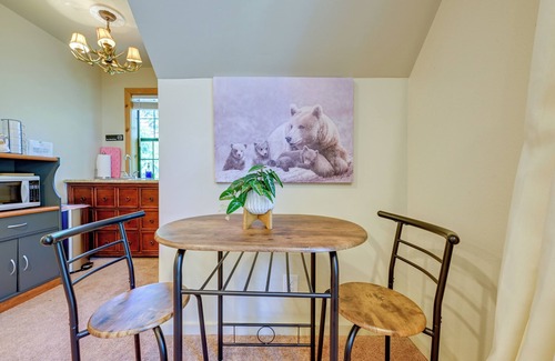 Wishon Apartment | 'Lakeside Bear Lodge' Studio: 9 Mi to Bass Lake!