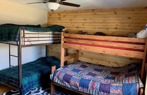 Three Lakes Cabin | Lakeside cottage great for a group. Boat parking included!