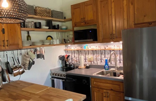Two Harbors Condo | Lakeside Lair; cozy Lake Superior waterfront retreat with views!
