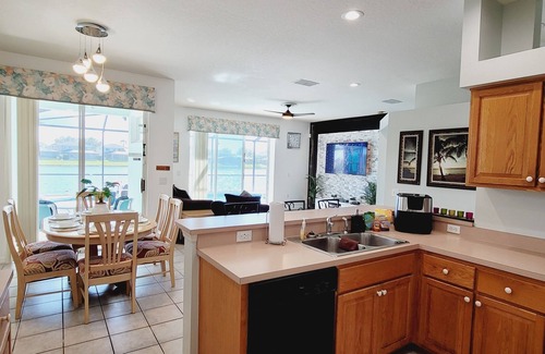 Sunset Lakes House | Lakeside Villa w/Sunny Private Pool Deck, Very close to theme parks/restaurants