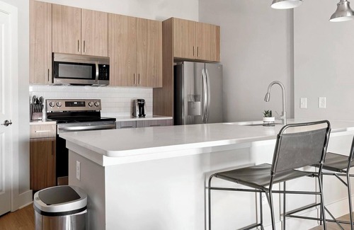 Town Center Apartment | Landing | Stunning 1BD, Rooftop Lounge, Gym