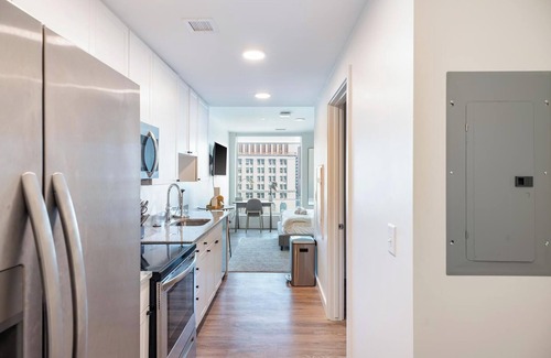Greektown Historic District Apartment | Landing | Stunning Studio, Gym, Clubhouse