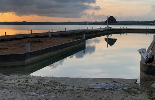 Corozal House | Large 3 bedroom home on the 4 Mile lagoon, in a gated community.