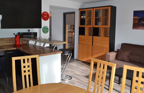 Peone Apartment | Large 38m2 studio cabin in Valberg facing the ski slopes for 4 people