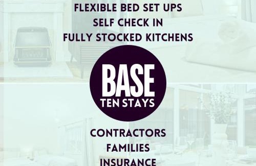 Leicester House | Large 4BR Leicester House, Modern, Sleeps 10, M1&M69, Garden, Fast WiFi, Free Secure Parking, Long Stay & Contractors Welcome