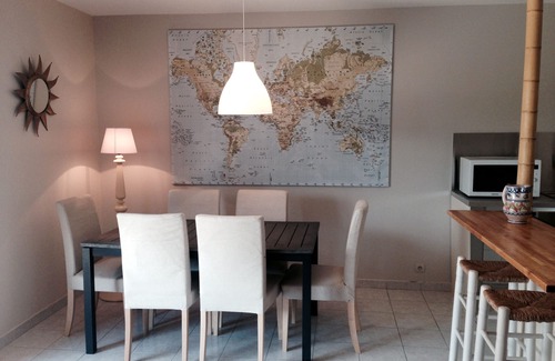 Aigues-Mortes Apartment | Large and beautiful apartment with Spa, 6 people, garden, all comfort