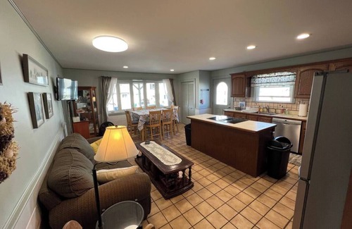 Byfield House | Large Beach Apt | Lawn | Steps to the Beach