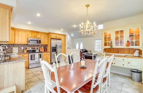 Pocono Lake House | Large Deck & Fire Pit: Secluded Pocono Lake Home