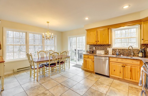 Pocono Lake House | Large Deck & Fire Pit: Secluded Pocono Lake Home