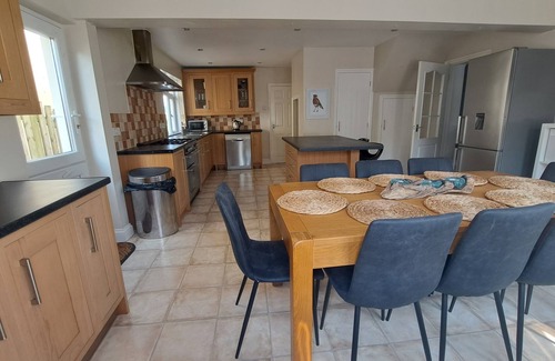 Bishops Tawton House | Large family home, stunning views and massive sunny terrace - close to beaches!