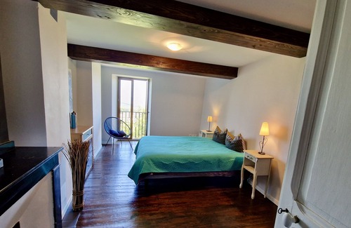 Roullens House | Large House with terrace - view of the City of Carcassonne