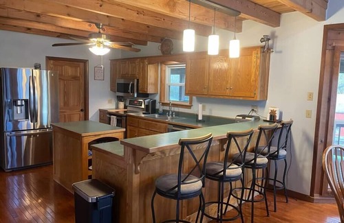 Jacksboro House | Large lake home with room to play.