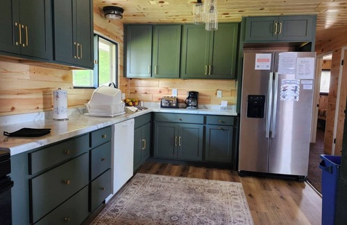 Mercer House | Large Lake house on major snowmobile trail