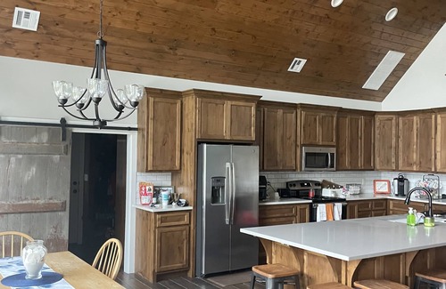 Afton House | Large Lakefront Home Grand Lake Monkey Island