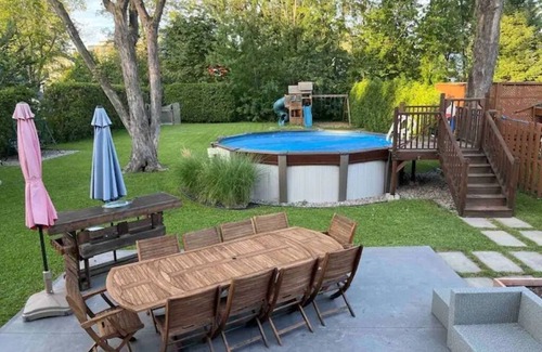 Greenfield Park Cottage | Large modern house with open concept, a/c, heated swimming pool, large garden.