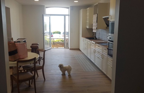 Plestin-les-Greves Apartment | Large new apartment facing Saint-Efflam beach