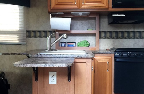 Hunt Club House | Large RV to stay on our property with pool or you take traveling